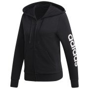 Жіноча толстовка Adidas Essentials Linear чорний Black/White