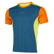 Чоловіча футболка La Sportiva Tracer T-Shirt M синій/помаранчевий Storm Blue/Lime Punch