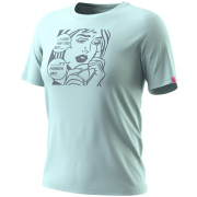 Жіноча футболка Dynafit Graphic Co T-Shirt W блакитний 3181 - cloud blue/POWDER DAY