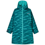Дитяче водонепроникне пальто Regatta Junior Changing Robe Mediterranea зелений Mediterranea Tebra Turquise