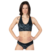 Спортивний бюстгальтер Drexiss Diamond Beach Black чорний/білий