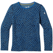 Дитяча функціональна футболка Smartwool Kids' Classic Thermal Merino Base Layer Crew синій NIVAL BLUE RETRO LINE