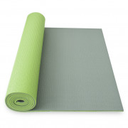 Килимок Yate Yoga Mat двохшаровий зелений/сірий