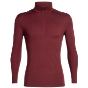 Pánské triko Icebreaker Mens 260 Tech LS Half Zip vínová Cabernet