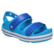 Дитячі сандалі Crocs Crocband Cruiser Sandal K Venetian/Blue Bolt синій Venetian/Blue Bolt