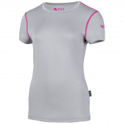 Жіноча футболка Zulu Bambus 210 Short сірий/фіолетовий