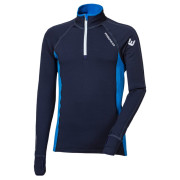 Чоловіча функціональна толстовка Progress TOREZ ZIP темно-синій tm.modrá/modrá