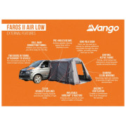 Приставний намет Vango Faros II Air Low 2022