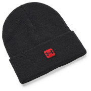 Чоловіча шапка Under Armour Halftime Cuff чорний/червоний