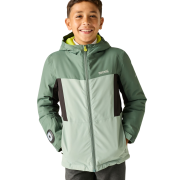 Дитяча зимова куртка Regatta Beamz Dark Forest/Glacier Green