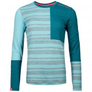 Жіноча функціональна футболка Ortovox W's 185 Rock'N'Wool Long Sleeve блакитний
