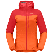 Жіноча куртка Norrona falketind aero60 Zip Hood червоний Arednalin