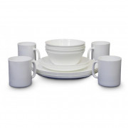 Набір посуду Vango Opal 16 Piece Dining Set білий