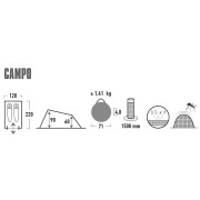 Саморозкладний намет High Peak Campo