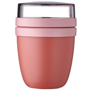 Контейнер для перекусу Mepal Ellipse Mini 300 + 120 ml рожевий Vivid Mauve