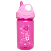 Дитяча пляшечка Nalgene Grip-n-Gulp рожево-сливово-рожевий Pink Wheels