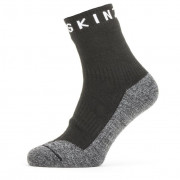 Nepromokavé ponožky Sealskinz WP Warm Weather Soft Touch Ankle černá/šedá Black / Grey Marl / White
