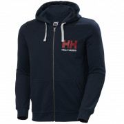 Чоловіча толстовка Helly Hansen HH Logo Full Zip Hoodie темно-синій