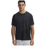Чоловіча футболка Under Armour M Tech Fade SS сірий Anthracite / Black / Black
