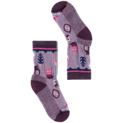 Дитячі шкарпетки Smartwool Kids' Hike Light Cushion Critter Cache C фіолетовий Purple Dawn