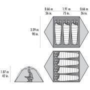 Туристичний намет MSR Hubba Hubba LT 3P