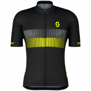 Чоловіча велофутболка Scott RC Team 10 SS чорний/жовтий
