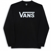 Чоловіча футболка Vans Classic Vans Ls чорний/білий
