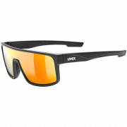 Сонцезахисні окуляри Uvex LGL 51 чорний/помаранчевий Black Mat/Mirror Red