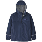 Дитяча водонепромокна куртка Patagonia K's Torrentshell 3L Rain Jacket синій New Navy