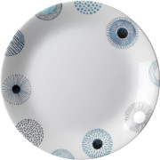 Тарілка Brunner Dinner plate ø 25 cm White білий/синій