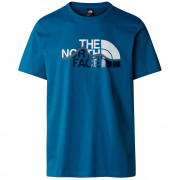Чоловіча футболка The North Face M S/S Mountain Line Tee синій