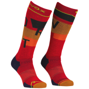 Чоловічі гетри Ortovox Freeride Long Socks Cozy Men's червоний Cengia Rossa