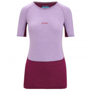 Жіноча функціональна футболка Icebreaker Women 125 ZoneKnit™ SS Crewe рожевий/фіолетовий