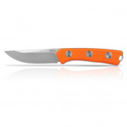 Nůž Acta Non Verba P200 Mk.II Stonewash, plain edge, orange grip, kydex sheath oranžová Orange - Stonewash