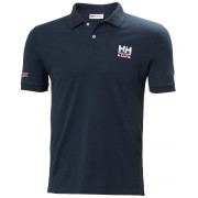 Чоловіча футболка Helly Hansen Messina Graphic Fitted Polo синій 599 NAVY
