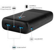 Повербанк Fixed Zen 20 s LCD displejem