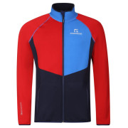 Чоловіча функціональна толстовка Progress Glacier червоний/синій červená/stř.modrá/tm.modrá