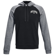 Чоловіча толстовка Under Armour Rival WM Colorblock HD чорний/сірий