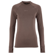 Жіноча функціональна футболка Craft Wool Comfort Rn LS W коричневий Brown