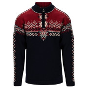 Чоловічий светр Dale of Norway 140th Anniversary Masc Sweater темно-синій Navy Redrose Offwhite