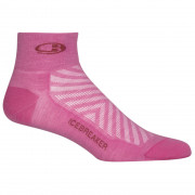 Жіночі шкарпетки Icebreaker Women Run+_Ultralight Mini рожевий