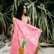 Rychleschnoucí osuška Towee Ananas 80x160 cm