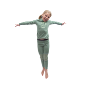 Дитяча функціональна футболка Sensor Merino DF Planet Basil Green