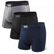 Boxerky Saxx Vibe Boxer Modern Fit 3-pack černá/šedá Black/Grey/Blue