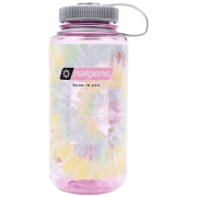 Пляшка Nalgene Wide Mouth Tie-Dye Print 1000 ml рожевий Cosmo/Platinum Tie Die