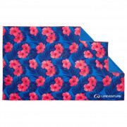 Швидковисихаючий рушник LifeVenture Printed SoftFibre Trek Towel рожевий/синій