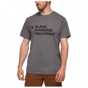 Чоловіча футболка Black Diamond M STACKED LOGO TEE