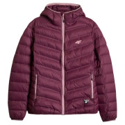 Жіноча багатофункціональна куртка 4F Down Jacket F0895 бордовий Dark Pink