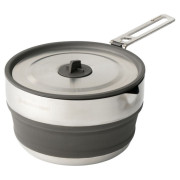 Складаний горщик Sea to Summit Detour Stainless Steel Collapsible Pouring Pot 1.8L срібний