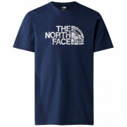 Чоловіча футболка The North Face M S/S Woodcut Dome Tee синій